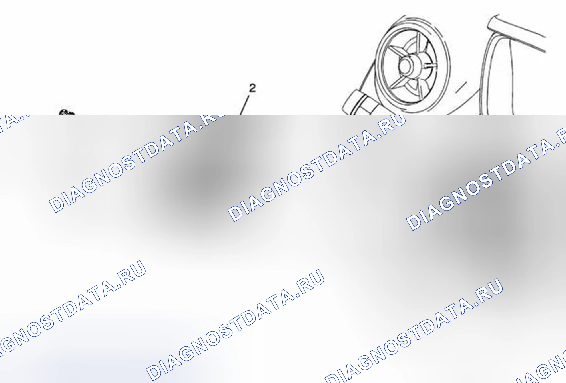Рис. 19: Замена катушки подушки безопасности рулевого колеса (Trax). Buick Encore I