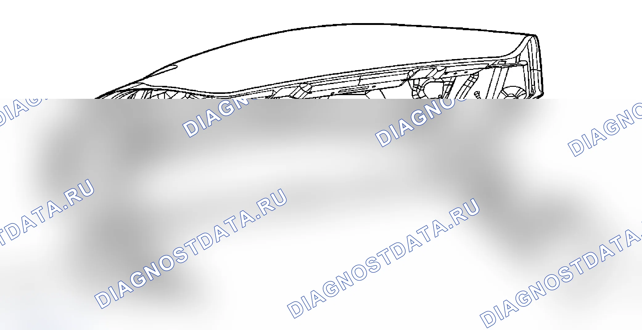 Рис. 14: Замена крышки заднего отсека (купе/седан). Pontiac G6 I final