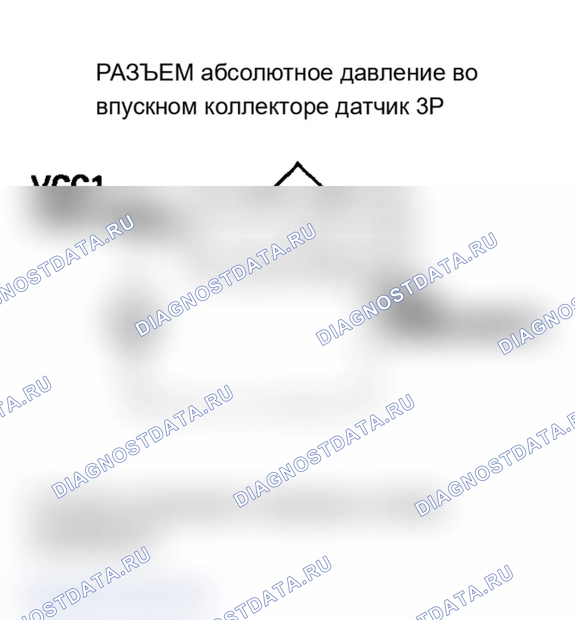Рис. 10: P0107 расшифровка кода ошибки: низковольтная цепь датчика абсолютное давление во впускном коллекторе (модели 2005-2006 гг.). Acura RSX I