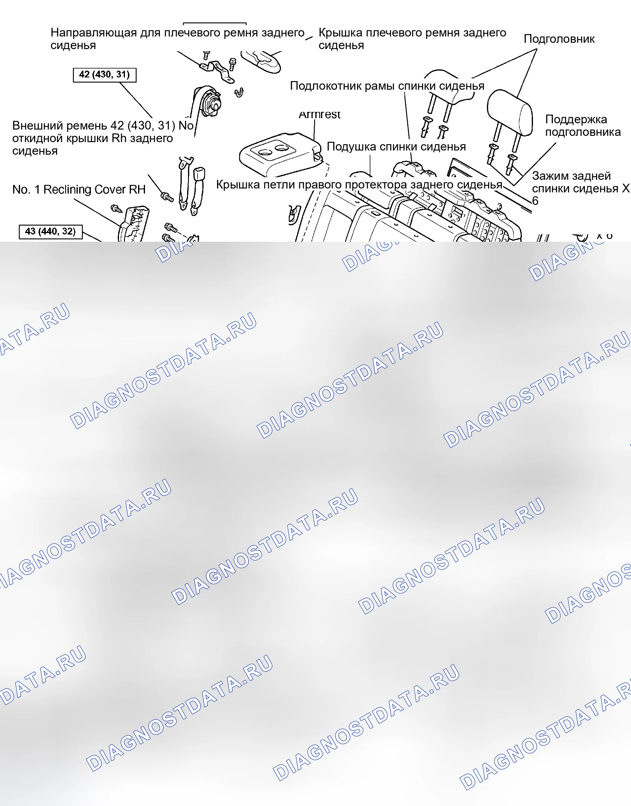 Рис. 180: КОМПОНЕНТЫ. Toyota Tundra I рестайлинг