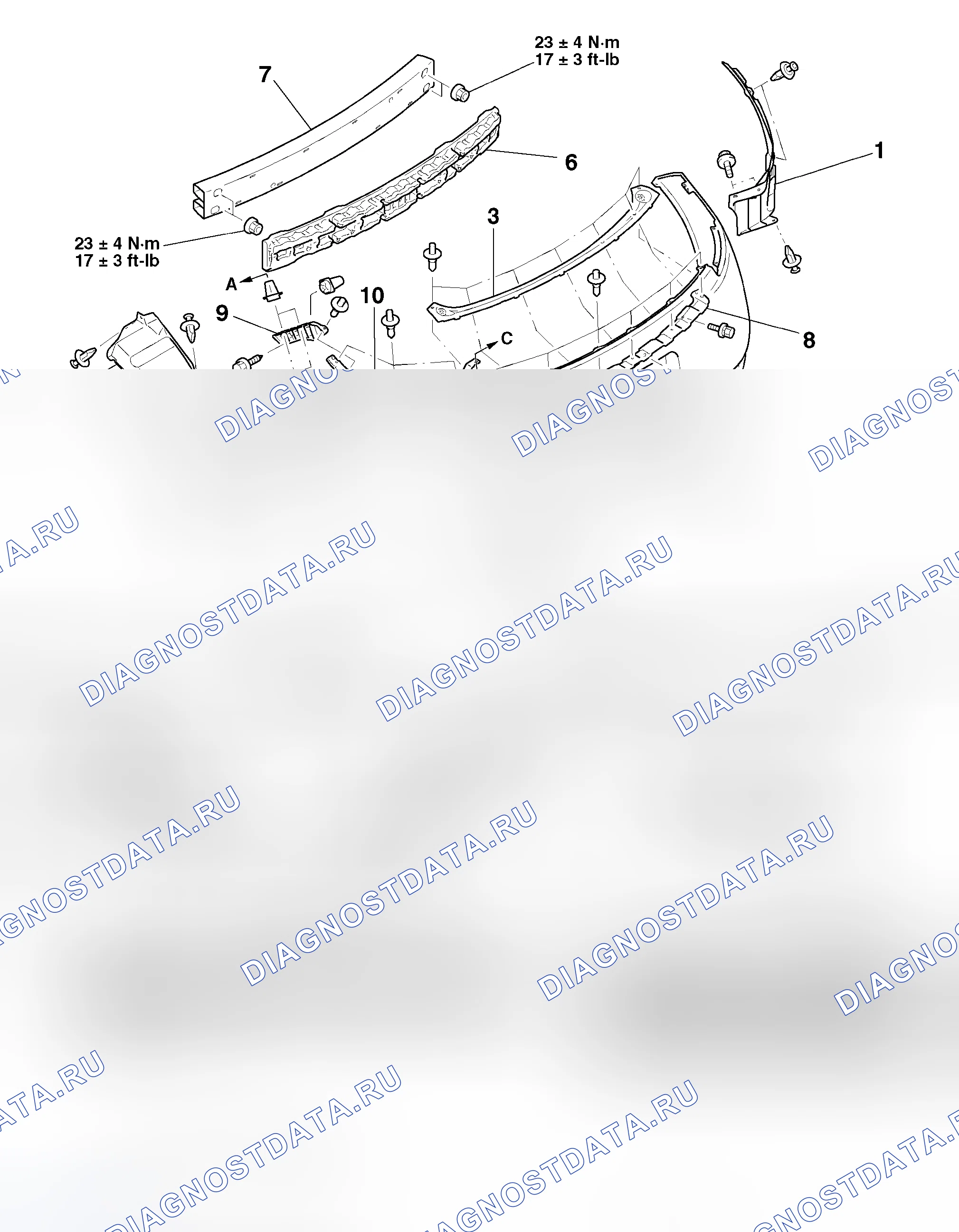 Рис. 3: ДЕМОНТАЖ И МОНТАЖ. Honda Fit Aria I