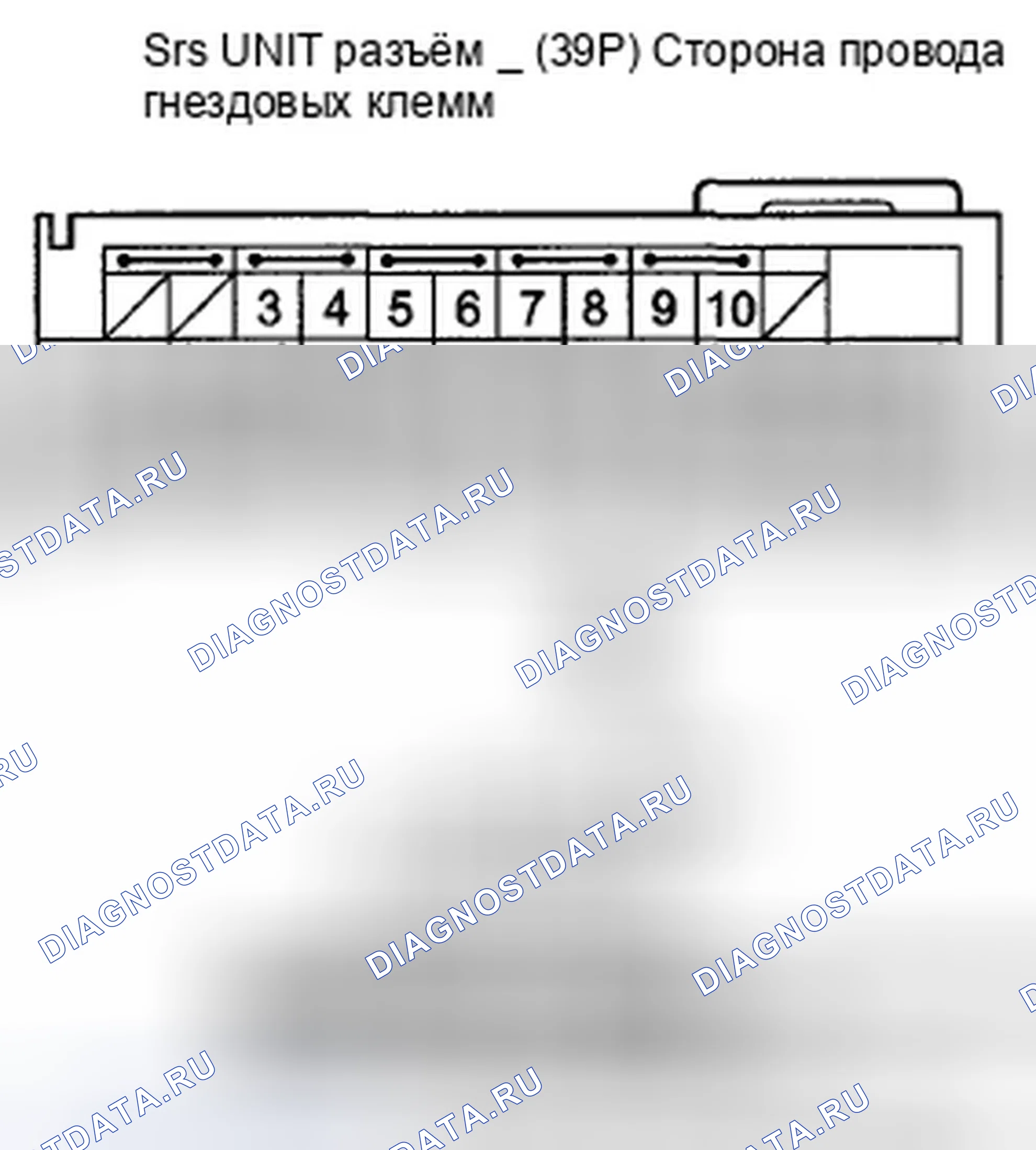 Рис. 79: расшифровка кода ошибки 92-2x (" X " может быть от 0 до 9 или от A до F): открыто или коротко на массу в подушке безопасности пассажира. Honda Pilot II
