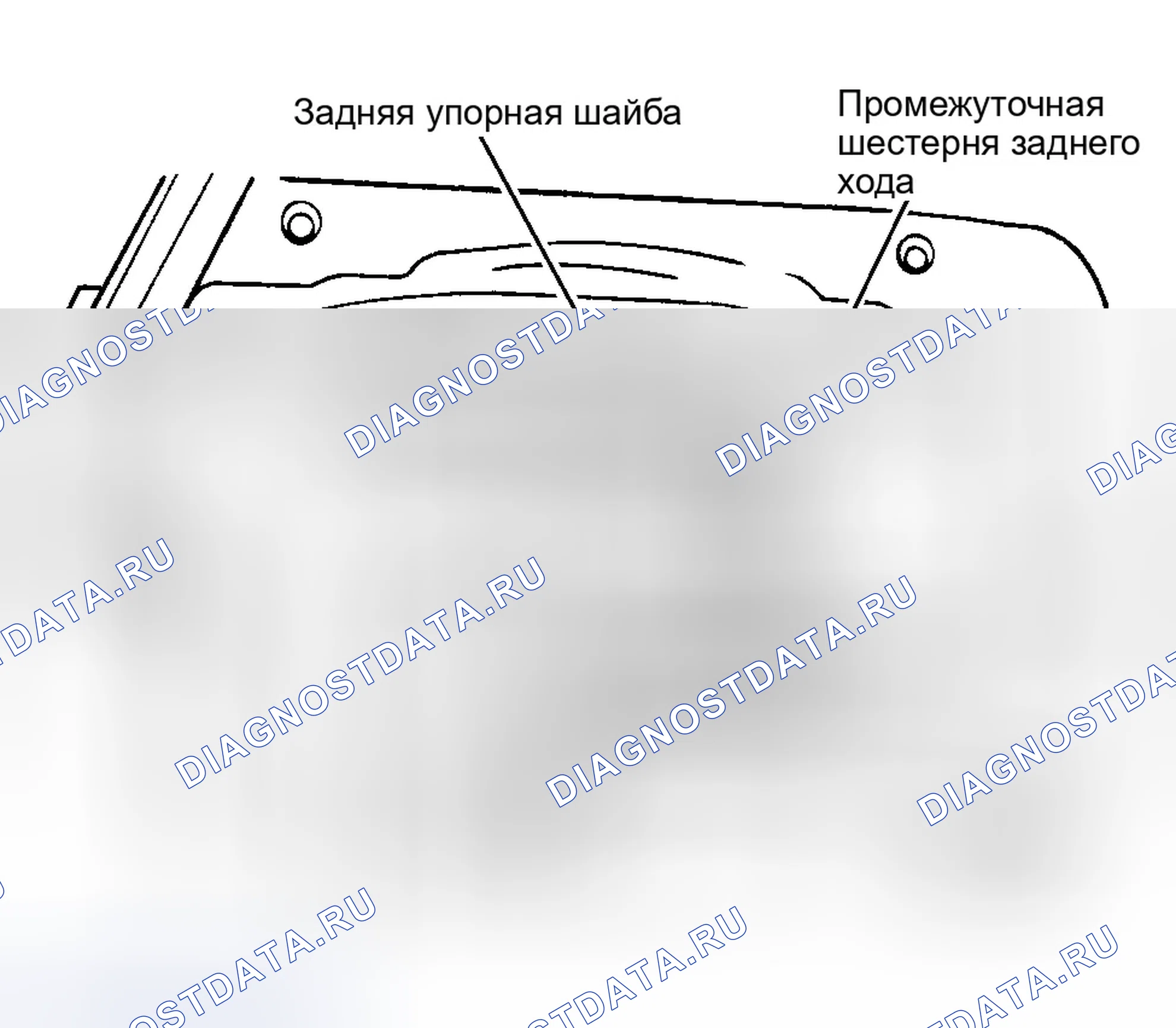 Рис. 19: ПОВТОРНАЯ СБОРКА КОРОБКИ ПЕРЕДАЧ. Dodge Pickup R3500 