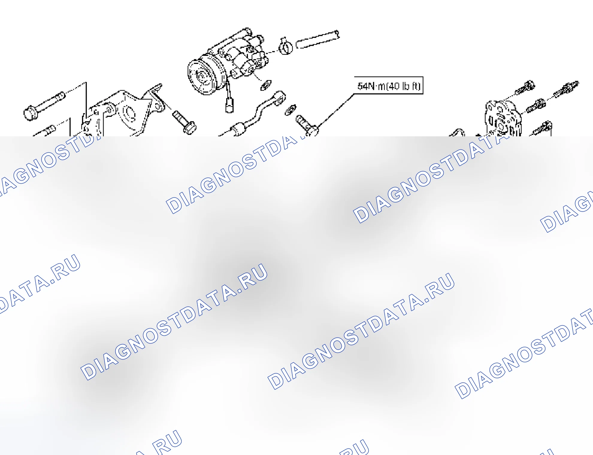 Рис. 10: Характеристики крутящего момента. Isuzu Axiom I