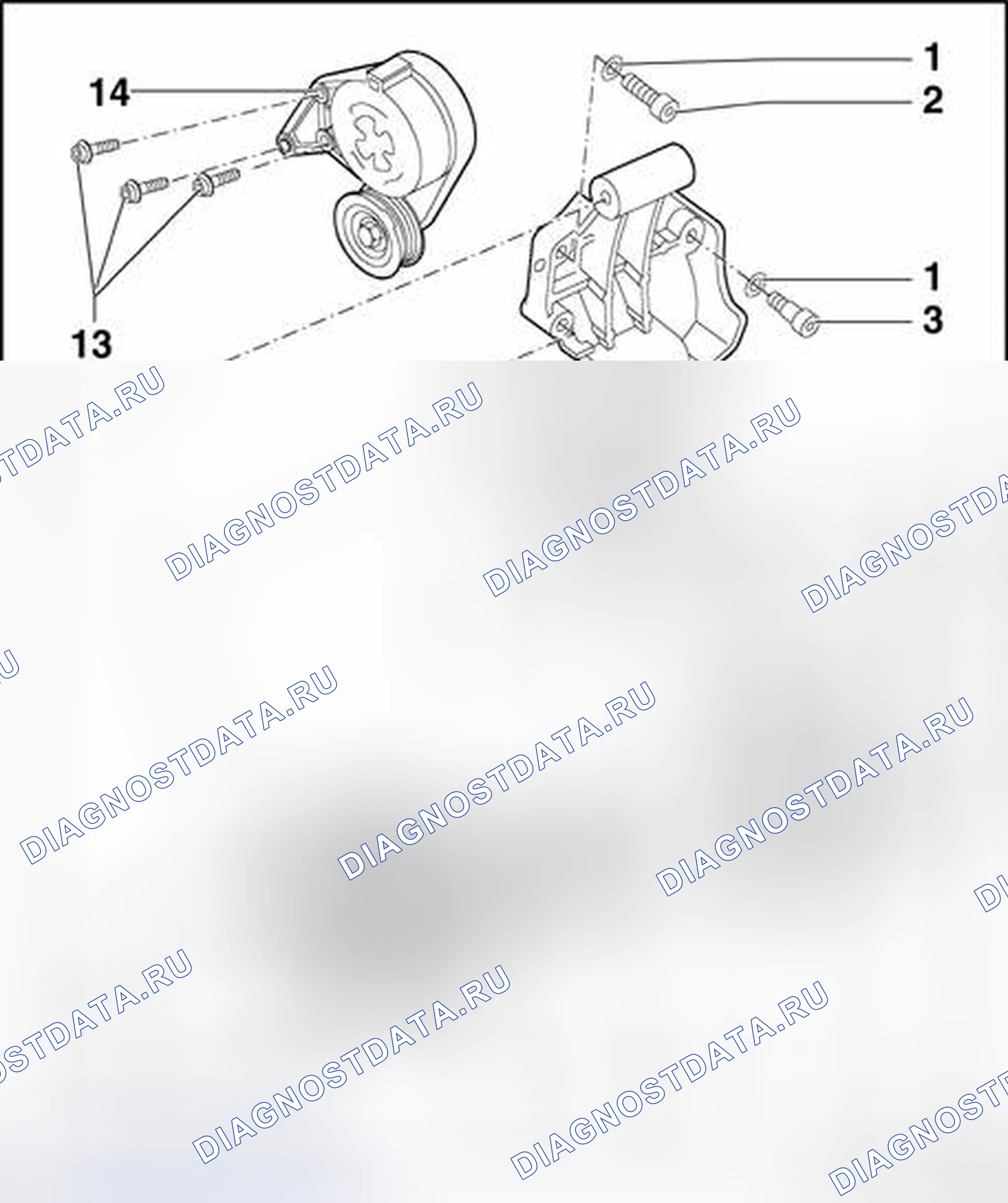 Рис. 71: 6-цилиндровые двигатели через 04.99, сборка. Volkswagen Jetta IV