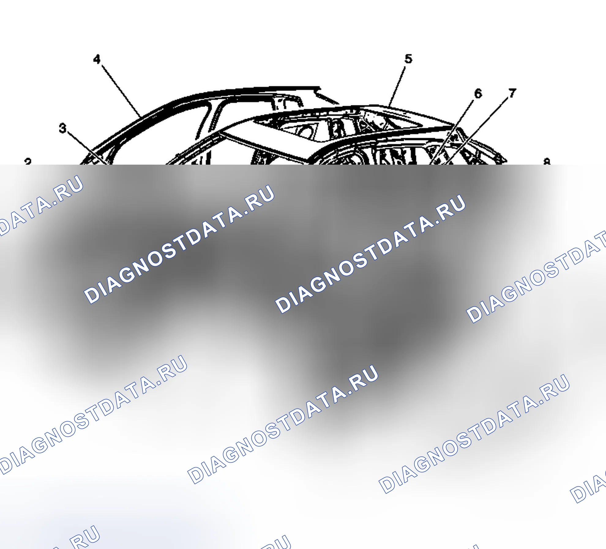 Рис. 28: Определение структуры. Cadillac SRX II рестайлинг