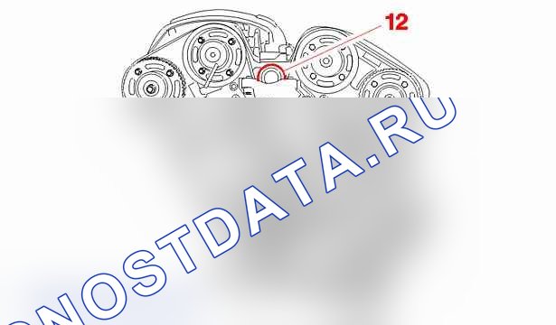 Снятие - установка: ремень ГРМ — b1ek0vnd. Peugeot 607 I