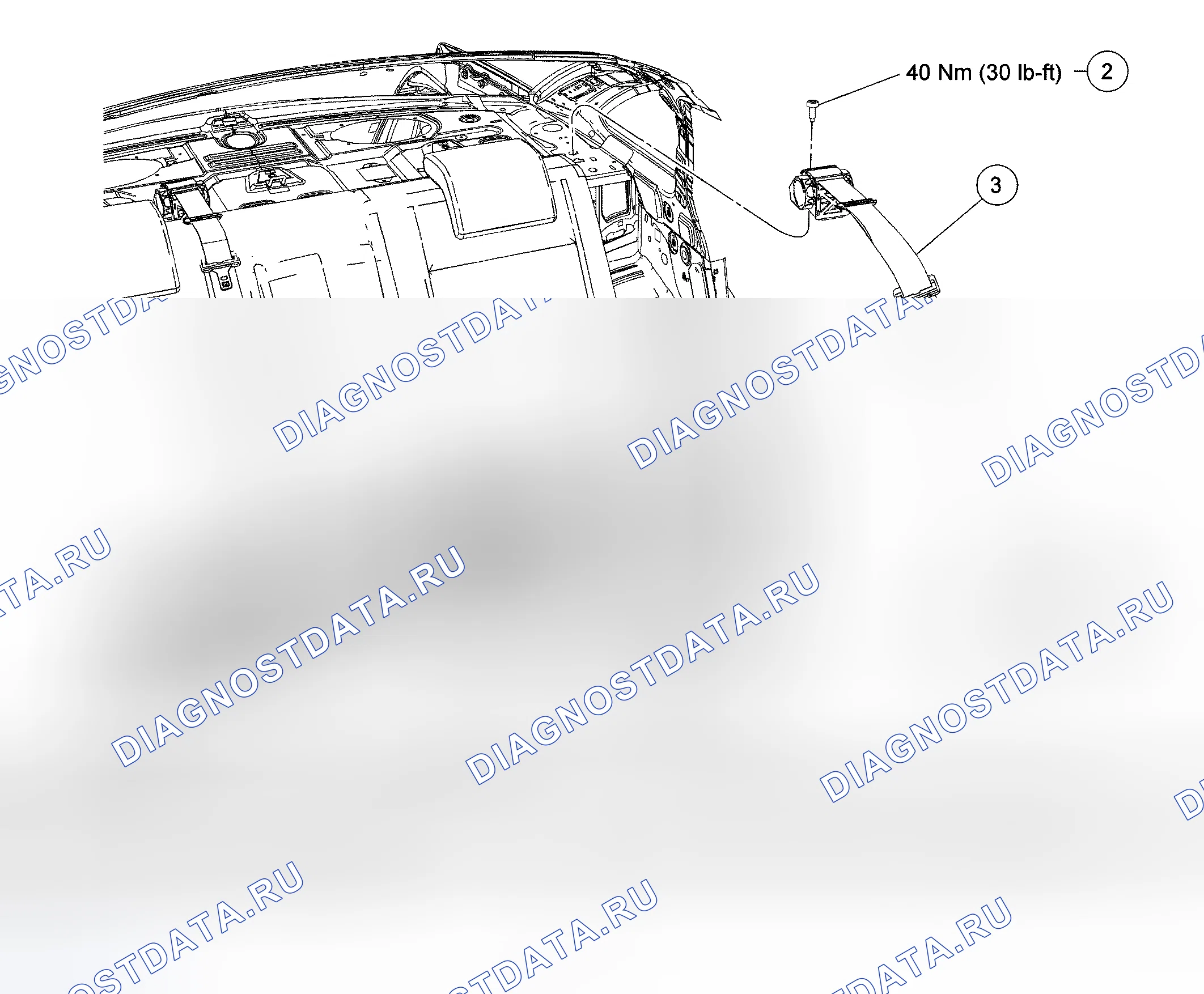 Рис. 3: Демонтаж и монтаж. Ford Five Hundred I