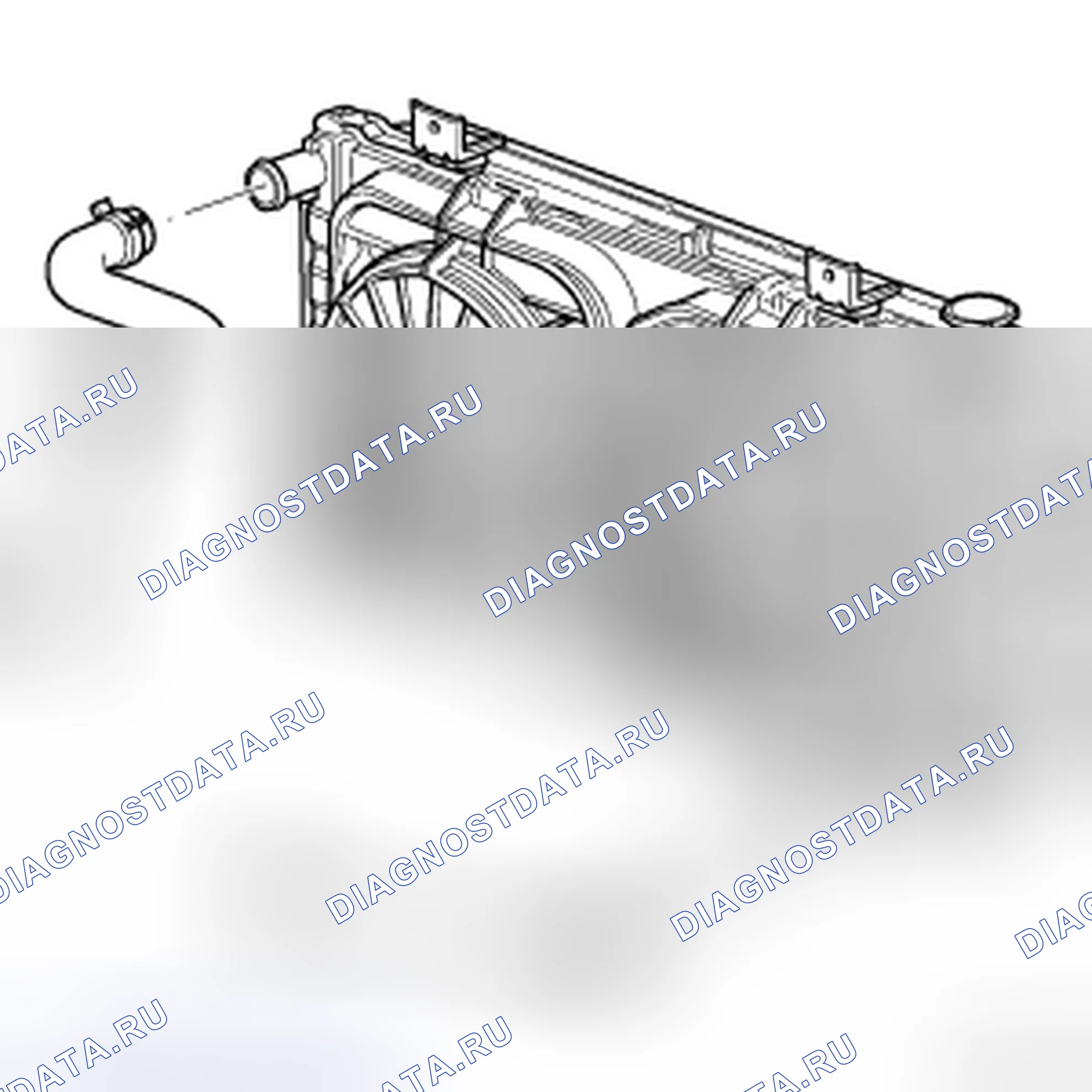 Рис. 21: ДВИГАТЕЛИ С ОТВОДОМ ГАЗА. Chrysler Town & Country V