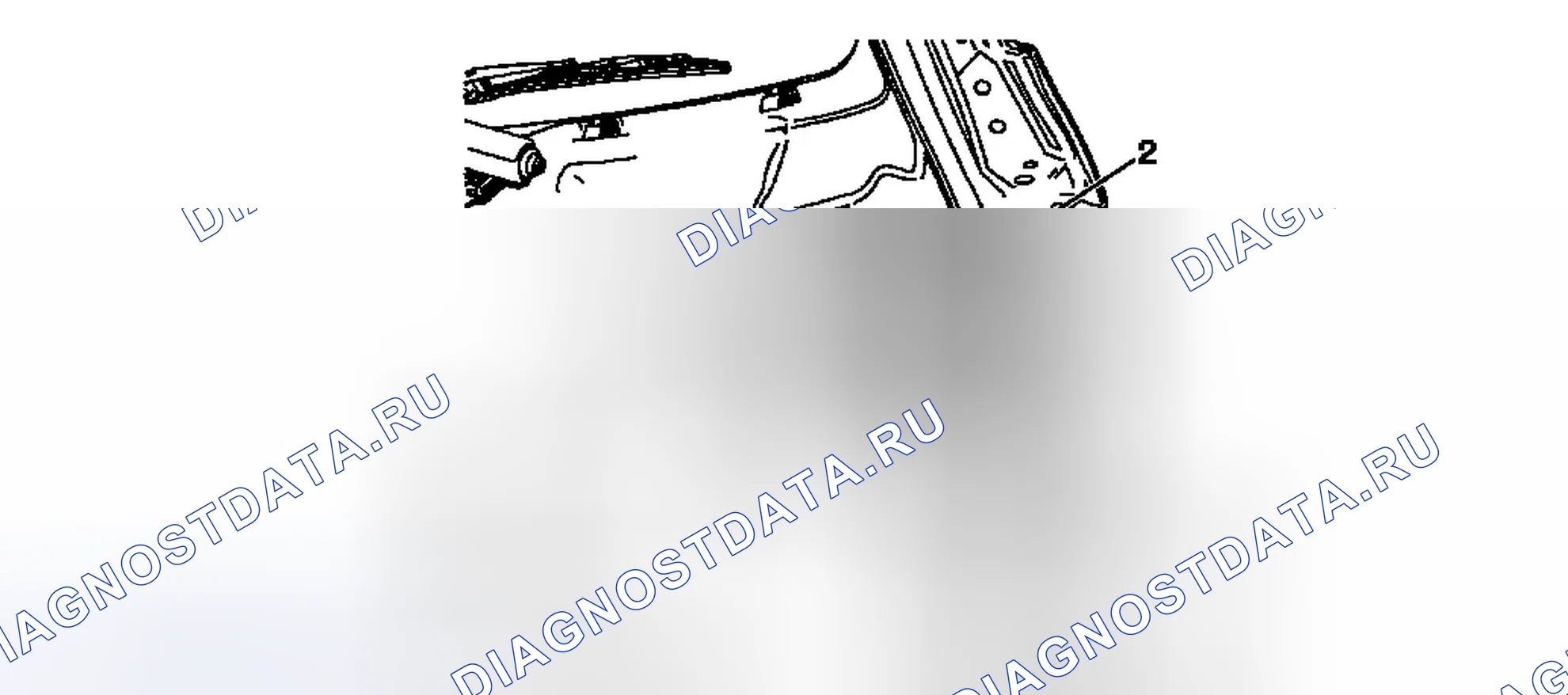 Рис. 65: Замена лампочки резервной лампы (траверса). Chevrolet Traverse I